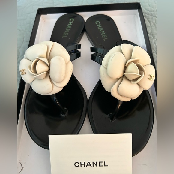 Chanel Camellia Sandals - Picture 2 of 10